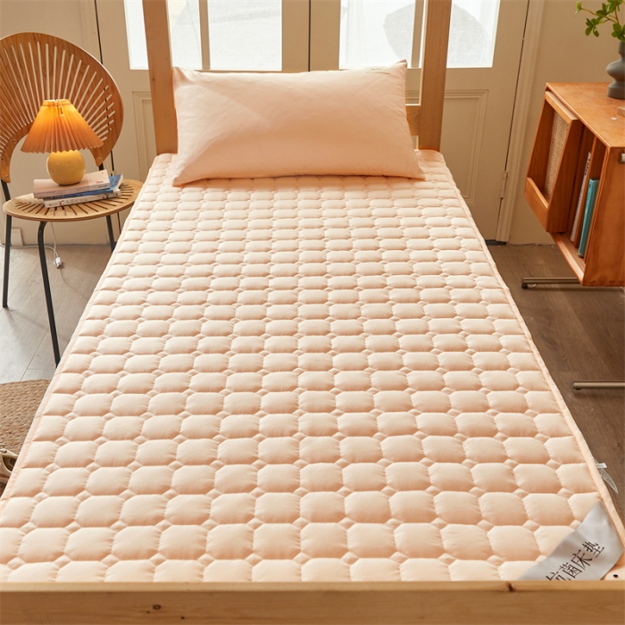 91家纺网 家纺一手货源 找家纺 雯豆学生宿舍上下铺床护垫软垫子加厚榻榻米防滑床褥子 玉米床褥-奶油
