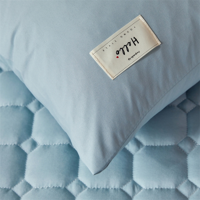 91家纺网 家纺一手货源 找家纺 雯豆学生宿舍上下铺床护垫软垫子加厚榻榻米防滑床褥子 玉米床褥-晴山蓝