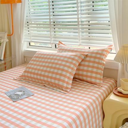 91家纺网 家纺一手货源 找家纺 凯磊家纺 新款原棉老粗布单品系列-枕套 初遇