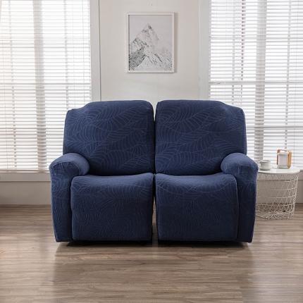 91家纺网 家纺一手货源 找家纺 飞翔 2023新款大树叶防泼水芝华士组合椅套 藏青色