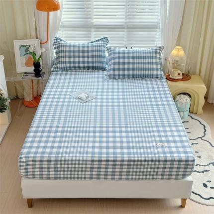 91家纺网 家纺一手货源 找家纺 凯磊家纺 新款原棉老粗布单品系列床笠 千叶