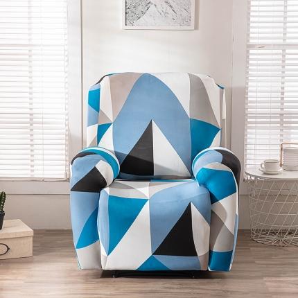 飞翔家纺 2023新款印花芝华士椅套 蓝语