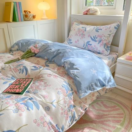 91家纺网 家纺一手货源 找家纺 （总）铭成 2024新款全棉印花三件套