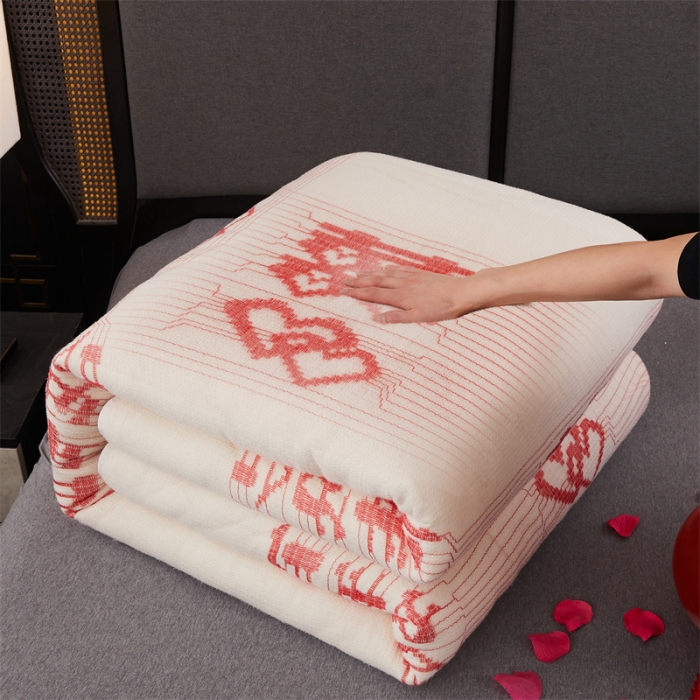 91家纺网 家纺一手货源 找家纺 （总）棉造家居 2023新款百年好合婚庆棉胎