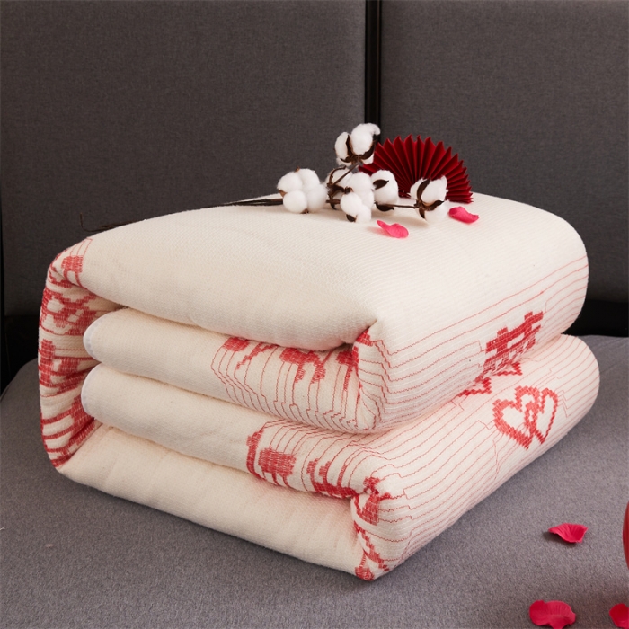91家纺网 家纺一手货源 找家纺 （总）棉造家居 2023新款百年好合婚庆棉胎