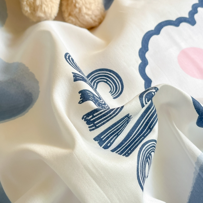 91家纺网 家纺一手货源 找家纺 铭成 2024新款全棉印花三件套 波波熊