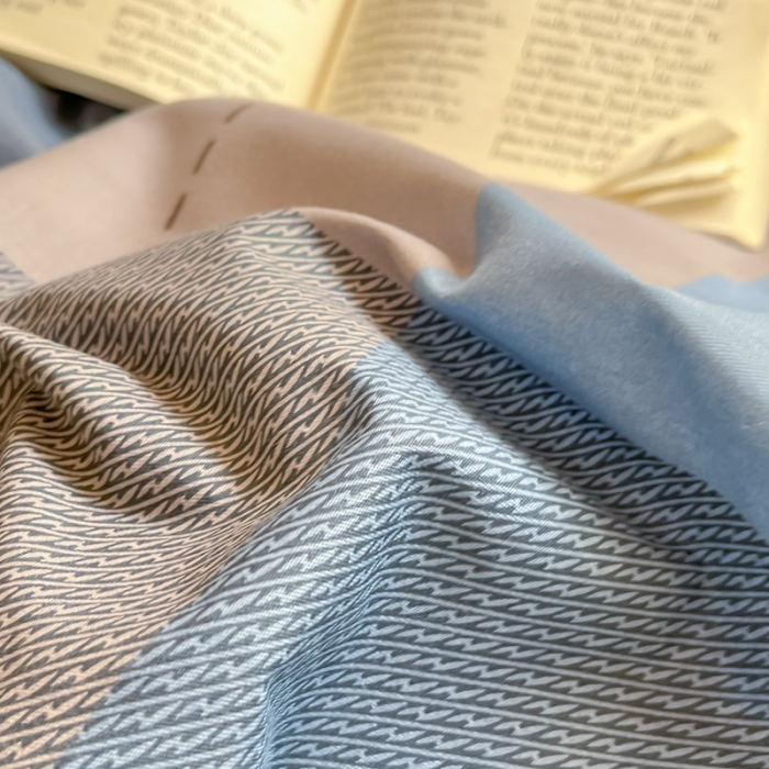 91家纺网 家纺一手货源 找家纺 铭成 2024新款全棉印花三件套 赫伯特