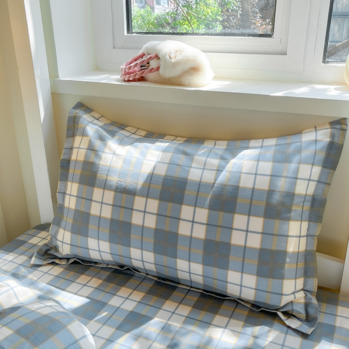 91家纺网 家纺一手货源 找家纺 铭成 2024新款全棉印花三件套 朗阁