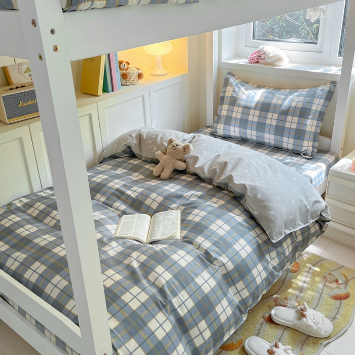 91家纺网 家纺一手货源 找家纺 铭成 2024新款全棉印花三件套 朗阁