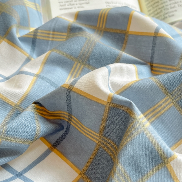 91家纺网 家纺一手货源 找家纺 铭成 2024新款全棉印花三件套 朗阁