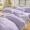 91家纺网 家纺一手货源 找家纺 2023新款韩版学生宿舍三件套水洗棉被套床单床笠床上用品 郁金香-紫