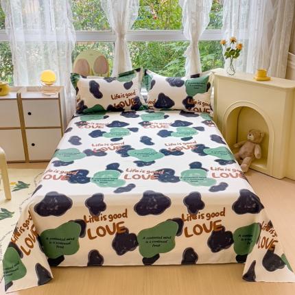 91家纺网 家纺一手货源 找家纺 （总）金鑫汇 2023新款喷气全棉单床单