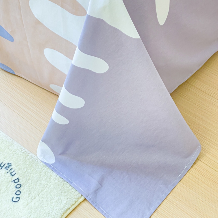 91家纺网 家纺一手货源 找家纺 金鑫汇 2023新款喷气全棉单床单 奶油粉