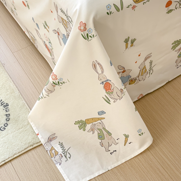 91家纺网 家纺一手货源 找家纺 金鑫汇 2023新款喷气全棉单床单 收获满满