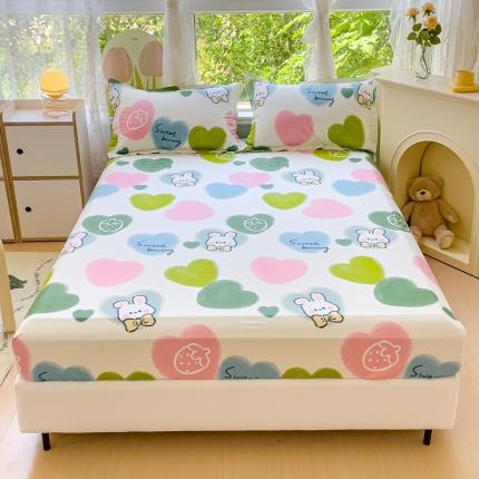 91家纺网 家纺一手货源 找家纺 （总）金鑫汇 2023新款喷气全棉单床笠