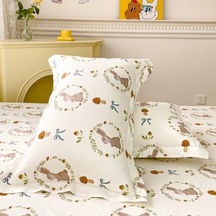 91家纺网 家纺一手货源 找家纺 （总）金鑫汇 2023新款喷气全棉枕套一对