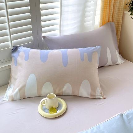 91家纺网 家纺一手货源 找家纺 （总）金鑫汇 2023新款喷气全棉枕套一对