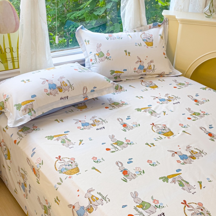 91家纺网 家纺一手货源 找家纺 金鑫汇 2023新款喷气全棉枕套一对 收货满满