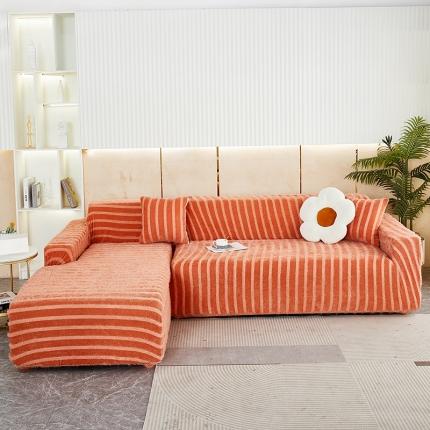 91家纺网 家纺一手货源 找家纺 （总）逐日 2023新款雪尼尔羽毛系列沙发套