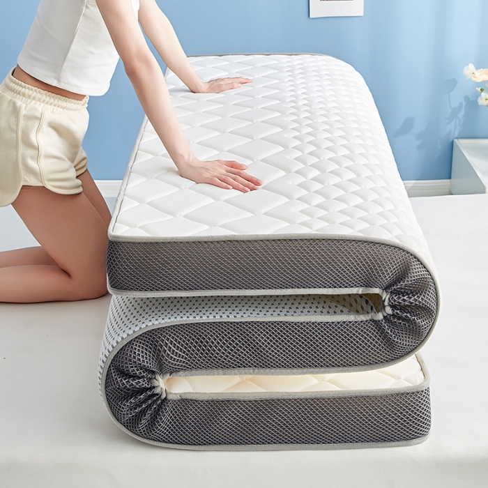 91家纺网 家纺一手货源 找家纺 （总）优莱床垫 2024新款A类针织棉绣花乳胶立体款床垫