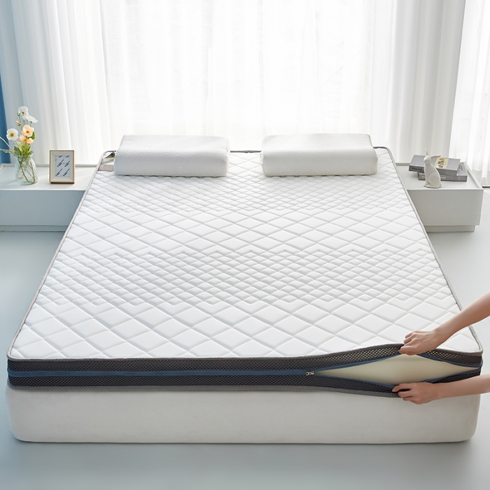 91家纺网 家纺一手货源 找家纺 （总）优莱床垫 2024新款A类针织棉绣花乳胶立体款床垫