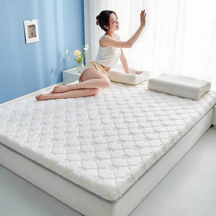 91家纺网 家纺一手货源 找家纺 （总）优莱床垫 2024新款A类针织棉绣花乳胶单边款床垫