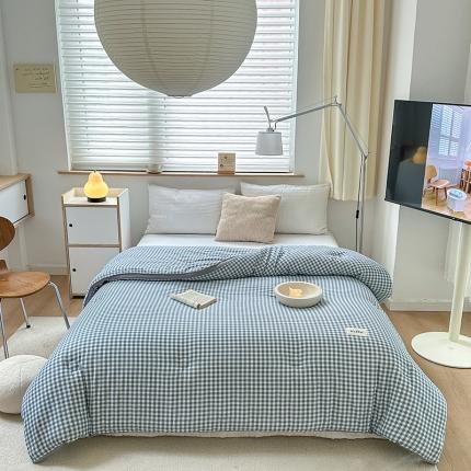 91家纺网 家纺一手货源 找家纺 （总）森林人 2024新款A类水洗棉立体大豆被 冬被被芯春秋被