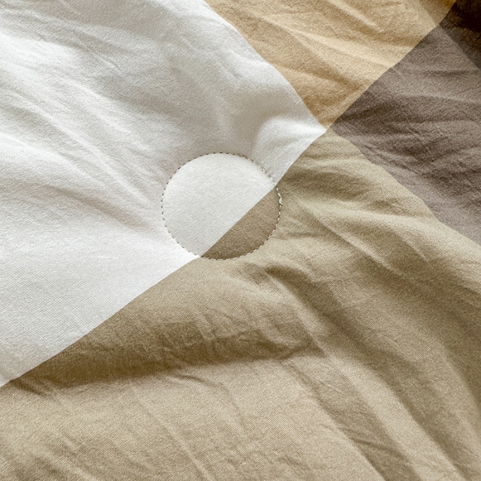 91家纺网 家纺一手货源 找家纺 （总）森林人 2024新款A类水洗棉立体大豆被 冬被被芯春秋被