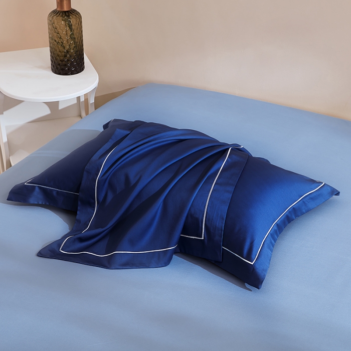 91家纺网 家纺一手货源 找家纺 （总）丰淘 2023新款80s纯棉纯色枕套