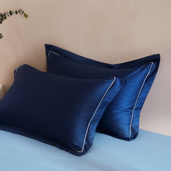 91家纺网 家纺一手货源 找家纺 （总）丰淘 2023新款80s纯棉纯色枕套