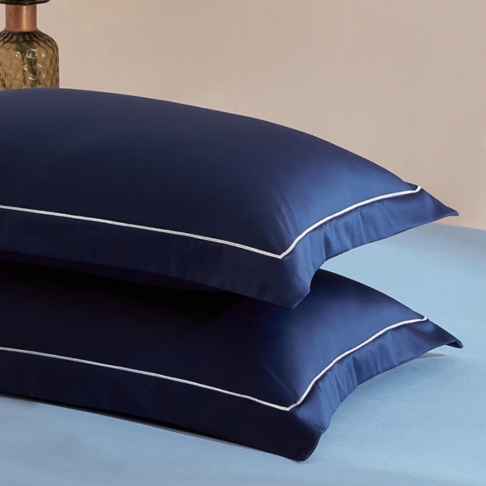 91家纺网 家纺一手货源 找家纺 （总）丰淘 2023新款80s纯棉纯色枕套