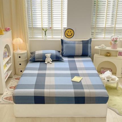 91家纺网 家纺一手货源 找家纺 （总）铭成 2024新款全棉小清新印花四件套系列单品床笠