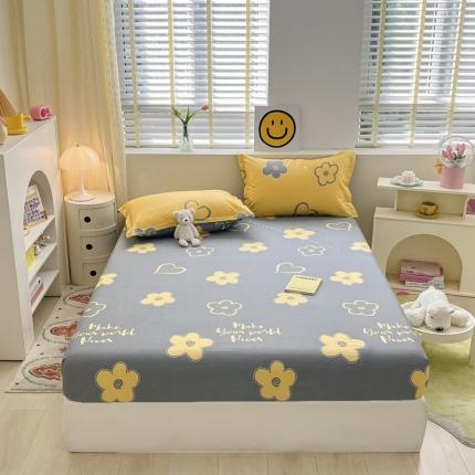 91家纺网 家纺一手货源 找家纺 （总）铭成 2024新款全棉小清新印花四件套系列单品床笠