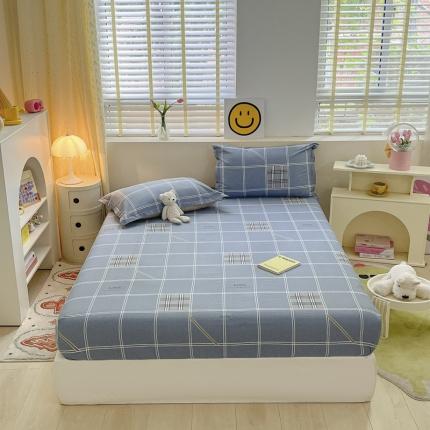 91家纺网 家纺一手货源 找家纺 （总）铭成 2024新款全棉小清新印花四件套系列单品床笠