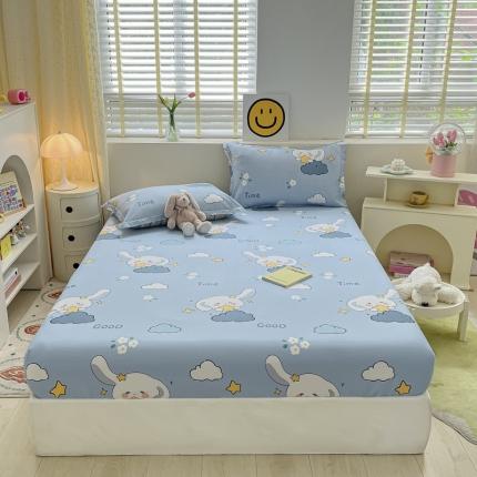 91家纺网 家纺一手货源 找家纺 （总）铭成 2024新款全棉小清新印花四件套系列单品床笠