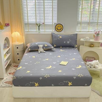 91家纺网 家纺一手货源 找家纺 （总）铭成 2024新款全棉小清新印花四件套系列单品床笠