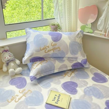 91家纺网 家纺一手货源 找家纺 （总）铭成家纺 2024新款全棉小清新系列单品枕套