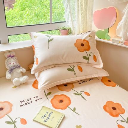 91家纺网 家纺一手货源 找家纺 （总）铭成家纺 2024新款全棉小清新系列单品枕套