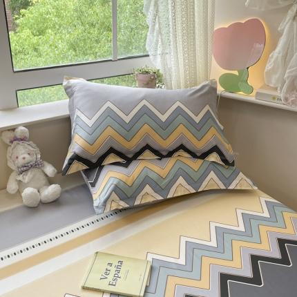 91家纺网 家纺一手货源 找家纺 （总）铭成家纺 2024新款全棉小清新系列单品枕套