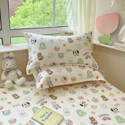 91家纺网 家纺一手货源 找家纺 （总）铭成家纺 2024新款全棉小清新系列单品枕套