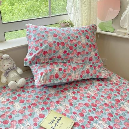 91家纺网 家纺一手货源 找家纺 （总）铭成家纺 2024新款全棉小清新系列单品枕套