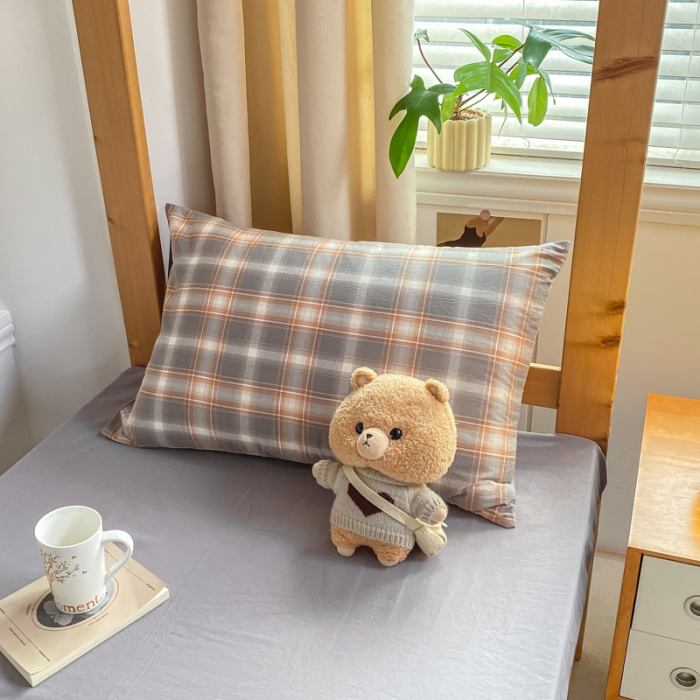 91家纺网 家纺一手货源 找家纺 吉象 2025新款色织学生水洗棉上下铺三件套 乔纳森