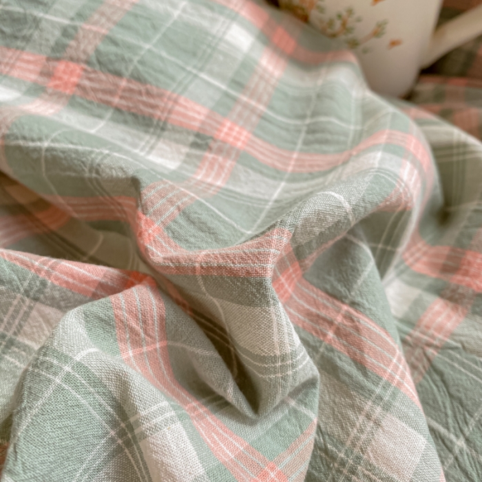 91家纺网 家纺一手货源 找家纺 吉象 2025新款色织学生水洗棉上下铺三件套 初晴绿