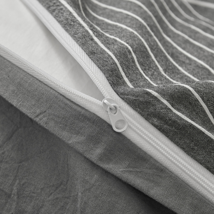 91家纺网 家纺一手货源 找家纺 吉象 2023新款全棉色织水洗棉四件套 拿铁