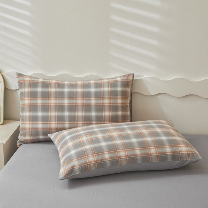 91家纺网 家纺一手货源 找家纺 吉象 2023新款全棉色织水洗棉四件套 乔纳森