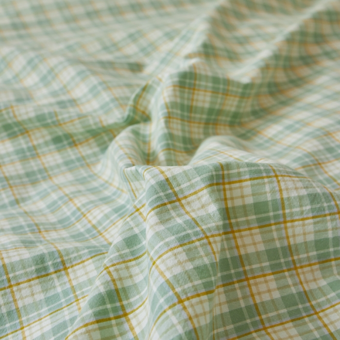 91家纺网 家纺一手货源 找家纺 吉象 2023新款全棉色织水洗棉四件套 春风曲