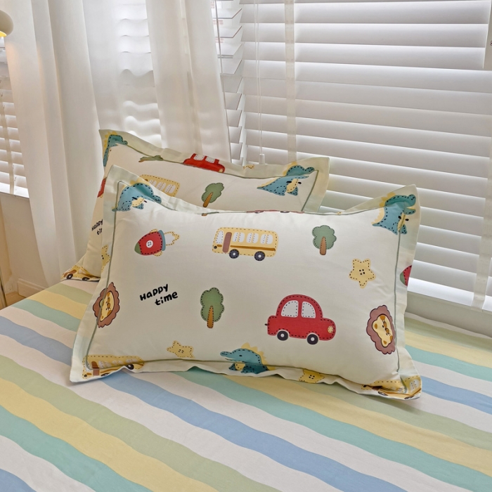 91家纺网 家纺一手货源 找家纺 乐童 2024网红直播爆款吊边＋一字绣工艺款四件套（十） 恐龙萌游记