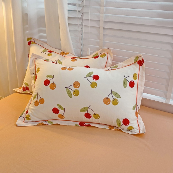 91家纺网 家纺一手货源 找家纺 乐童 2024网红直播爆款吊边＋一字绣工艺款四件套（十） 盛夏果实