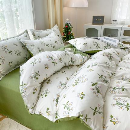 91家纺网 家纺一手货源 找家纺 （总2）赫然家纺 新款舒适柔软亲肤爆款芦荟棉四件套货源充足