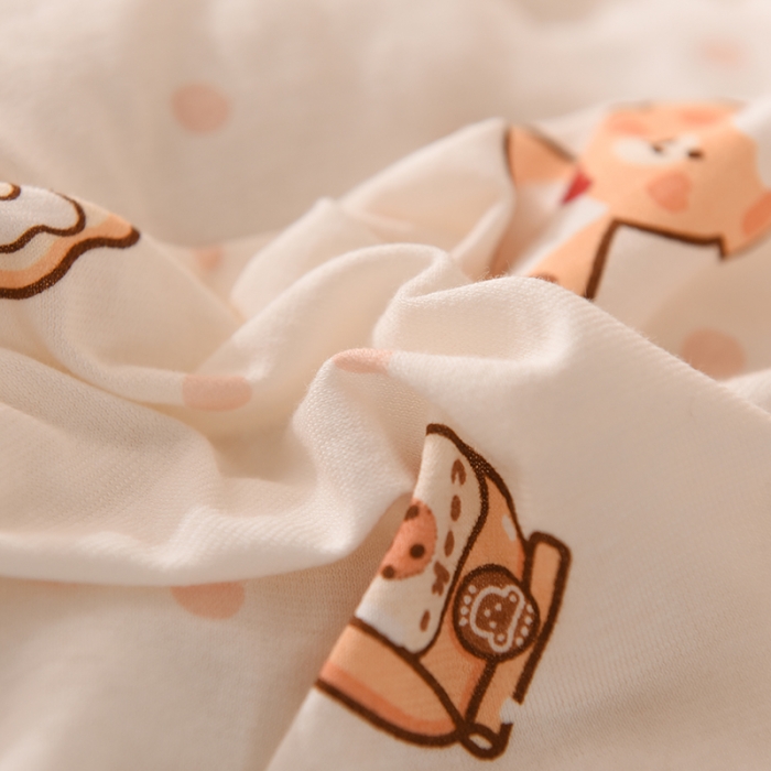 91家纺网 家纺一手货源 找家纺 甜之梦 2025新款针织棉印花单品被套 杰瑞的家